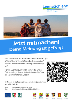 Flyer zur Online-Jugendumfrage