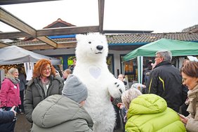 Eindrücke vom "Winter Wunderland" Weihnachtsmarkt des städtischen Papilio Familienzentrums Stadtmitte.