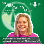 Titelbild des Podcasts Vier-Täler-Talk mit dem Portrait von Hannah Franzen.