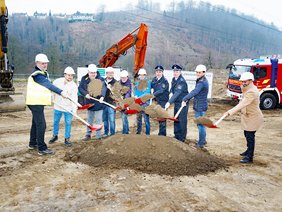 Eindrücke vom Spatenstich zum Neubau des Feuerwehrgerätehauses Plettenberg-Ohle.