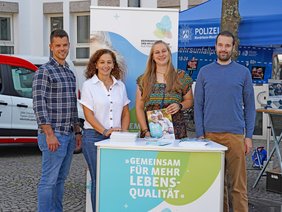 V.l.n.r.: Simon Mai und Meryem Yilmaz (Herscheid), Katja Gerecht und Eric Ludewig (Plettenberg)