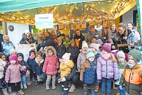 Eindrücke vom "Winter Wunderland" Weihnachtsmarkt des städtischen Papilio Familienzentrums Stadtmitte.