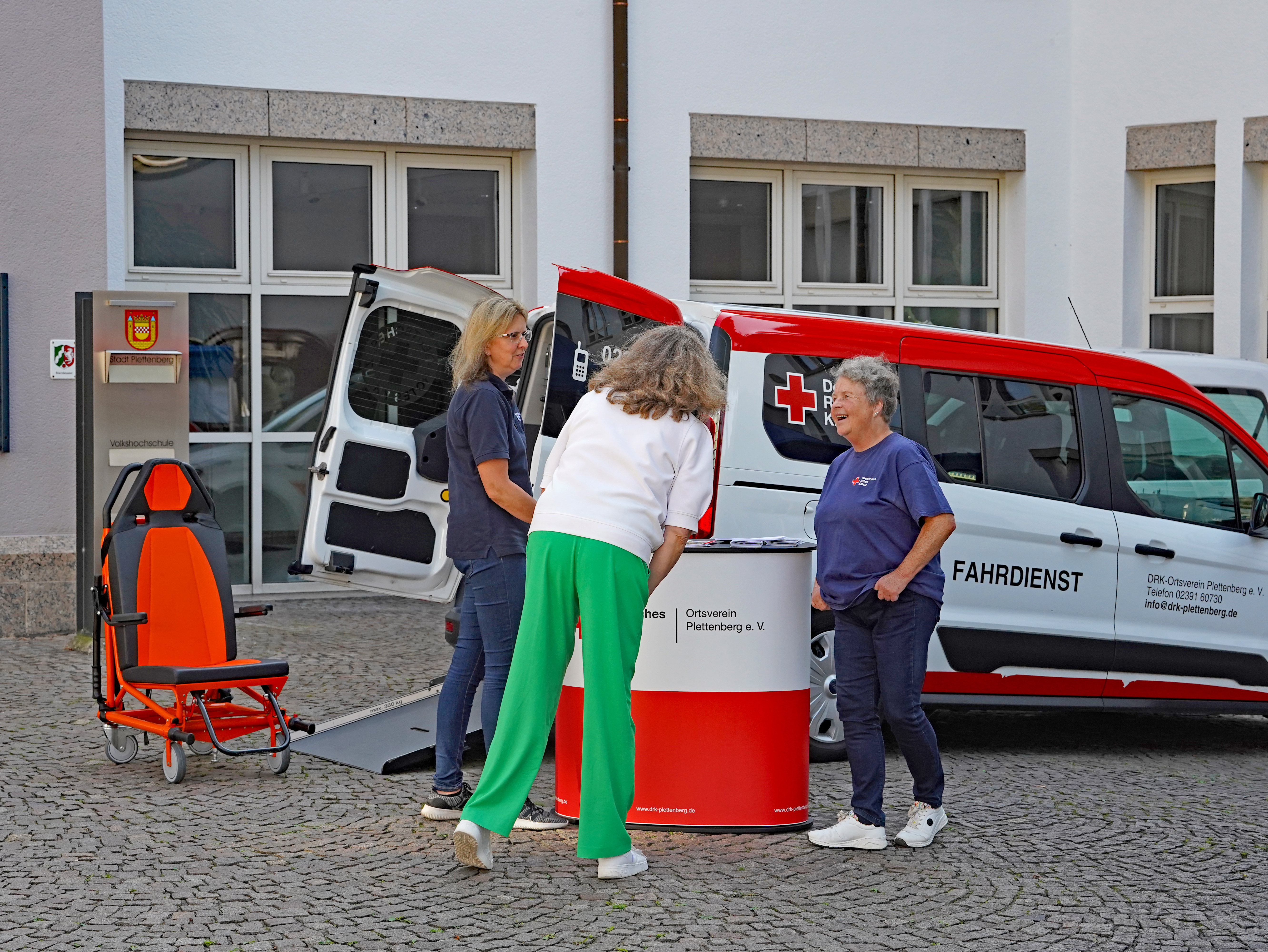 Eindrücke vom Rollatortag 2024 in Plettenberg, an und im Rathaus.