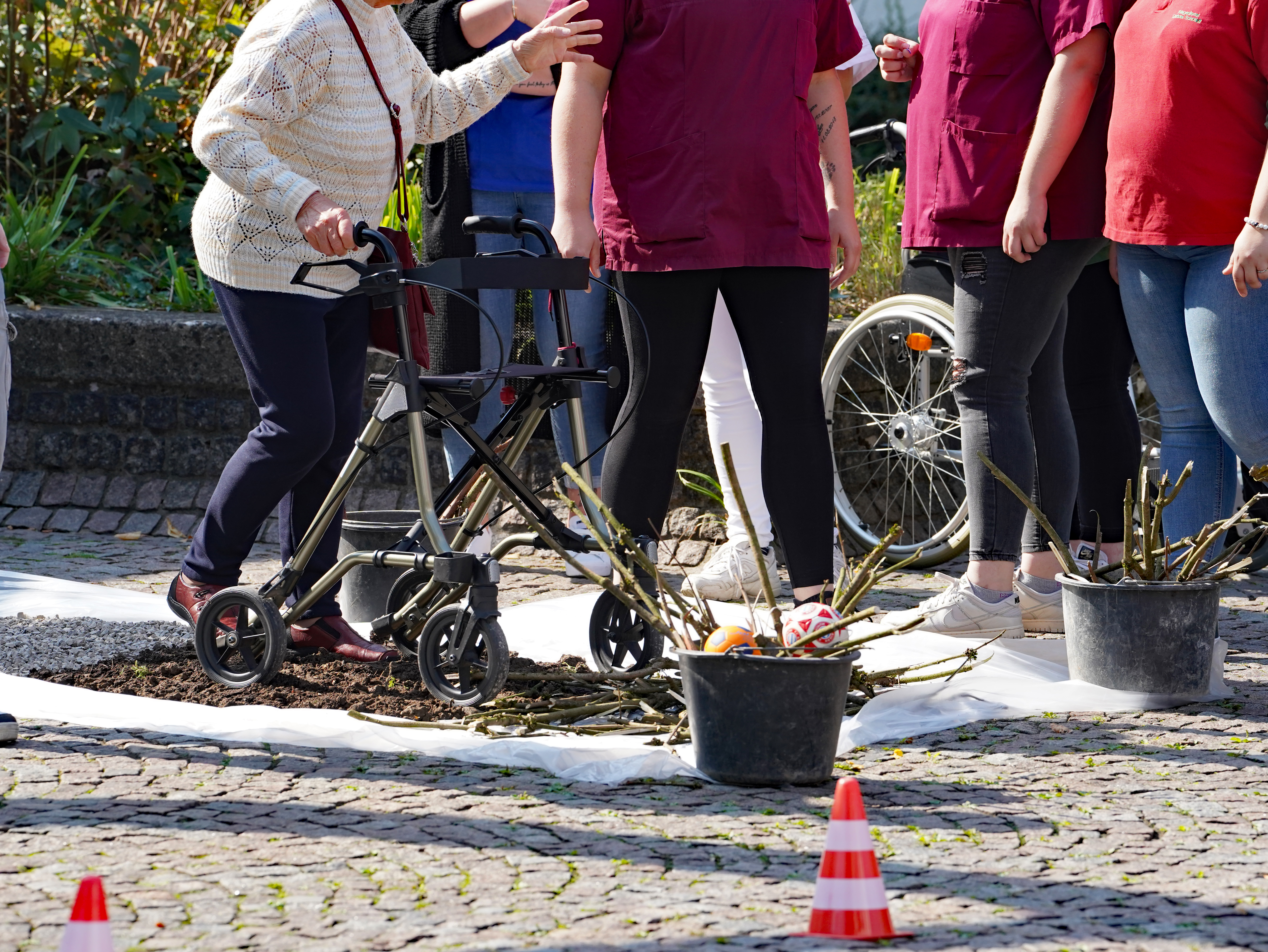 Eindrücke vom Rollatortag 2024 in Plettenberg, an und im Rathaus.
