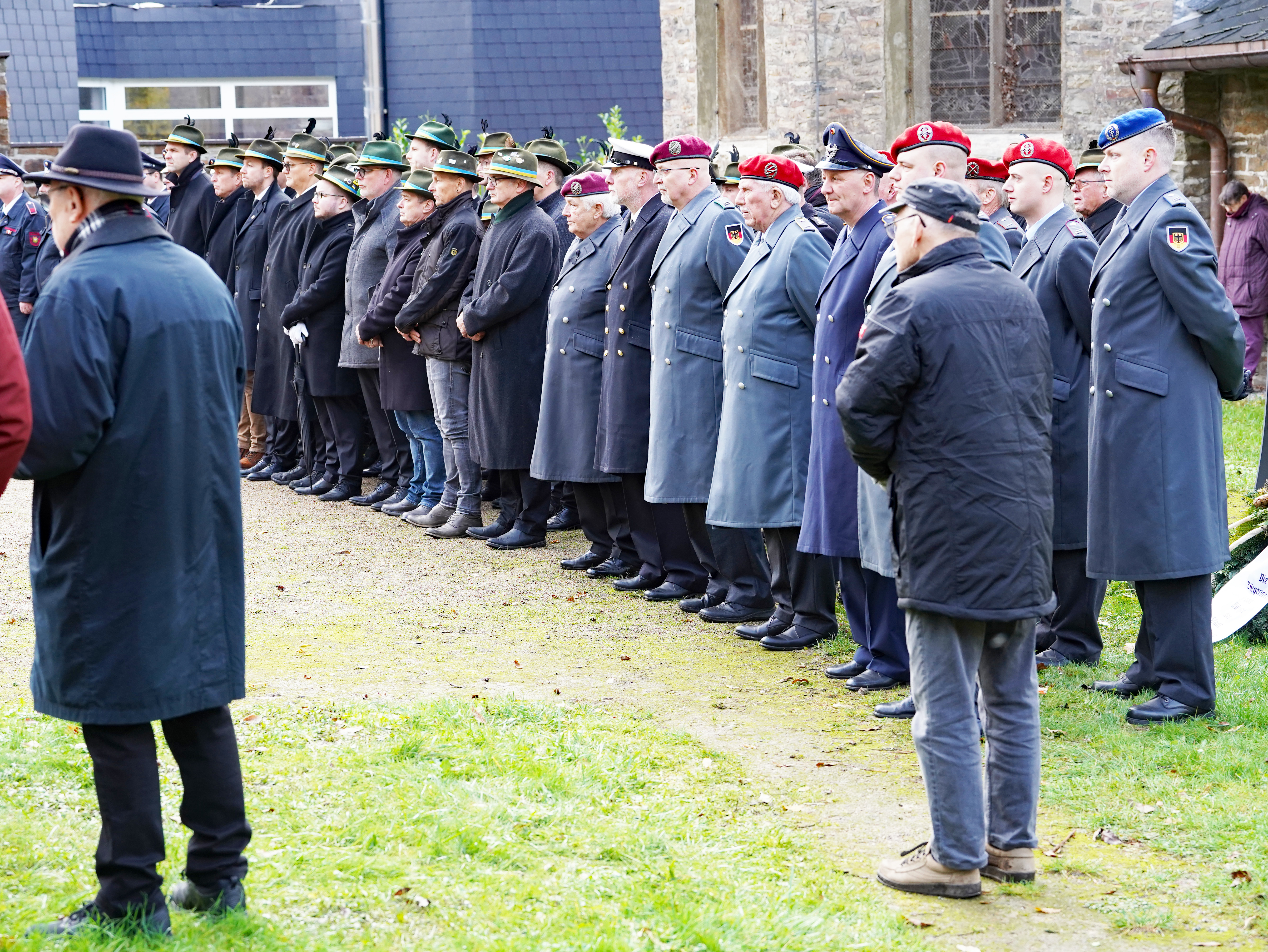 Eindrücke Gedenkveranstaltung Volkstrauertag 2024, Böhler Park, Plettenberg.