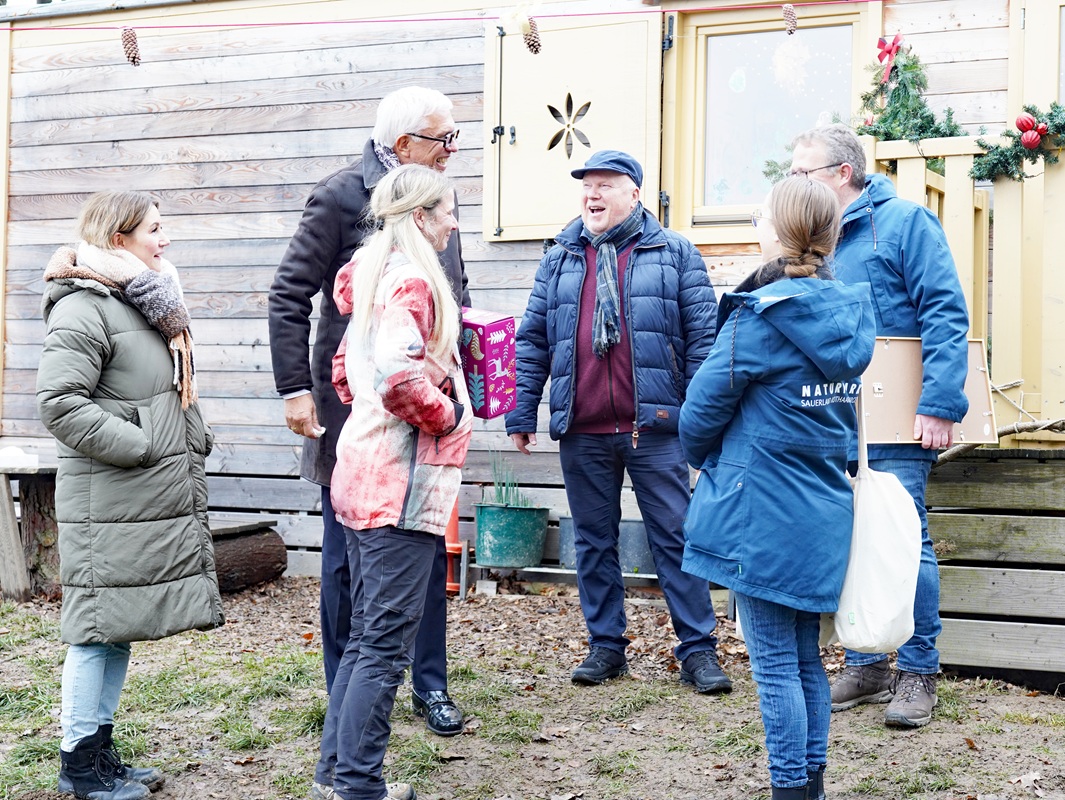 Eindrücke von der Zertifizierung zur Naturpark-Kita Himmelmert.