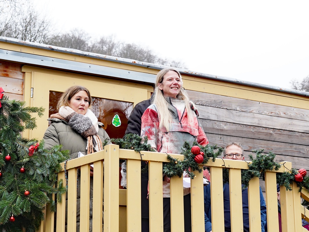 Eindrücke von der Zertifizierung zur Naturpark-Kita Himmelmert.