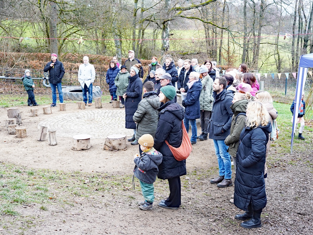 Eindrücke von der Zertifizierung zur Naturpark-Kita Himmelmert.