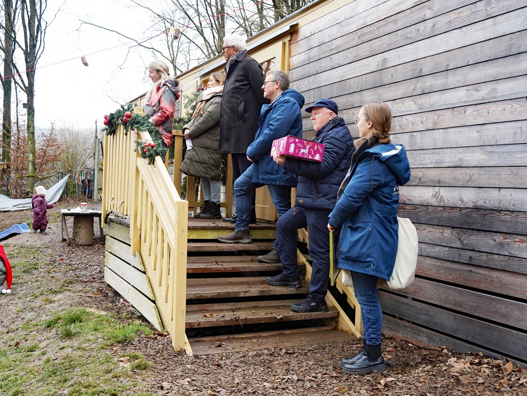 Eindrücke von der Zertifizierung zur Naturpark-Kita Himmelmert.