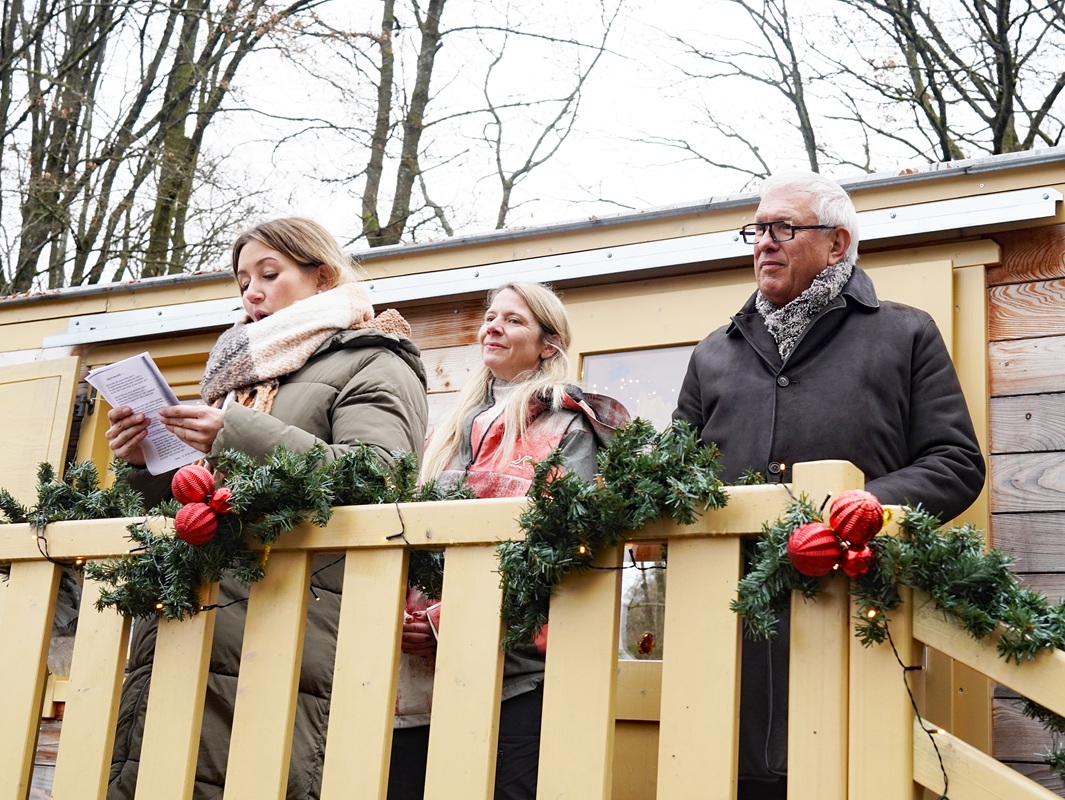 Eindrücke von der Zertifizierung zur Naturpark-Kita Himmelmert.
