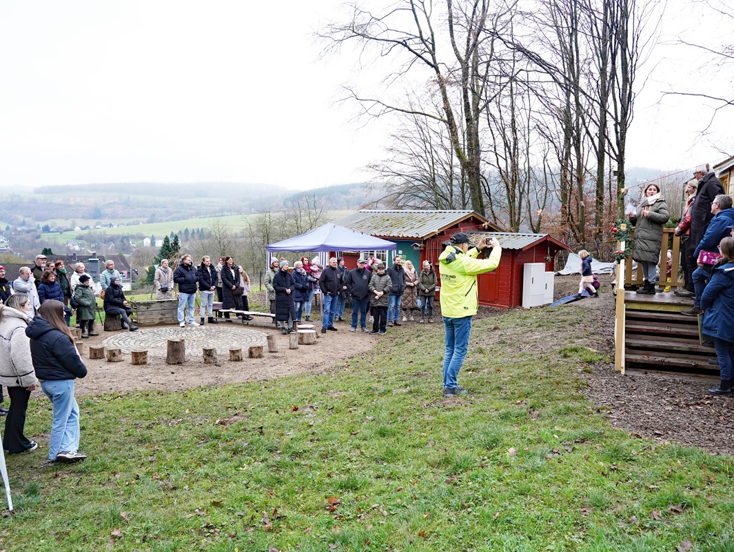 Eindrücke von der Zertifizierung zur Naturpark-Kita Himmelmert.