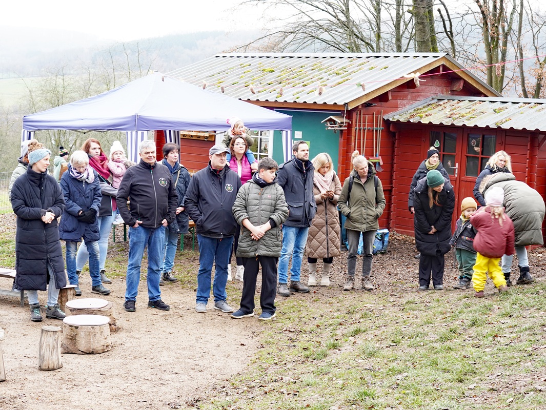 Eindrücke von der Zertifizierung zur Naturpark-Kita Himmelmert.