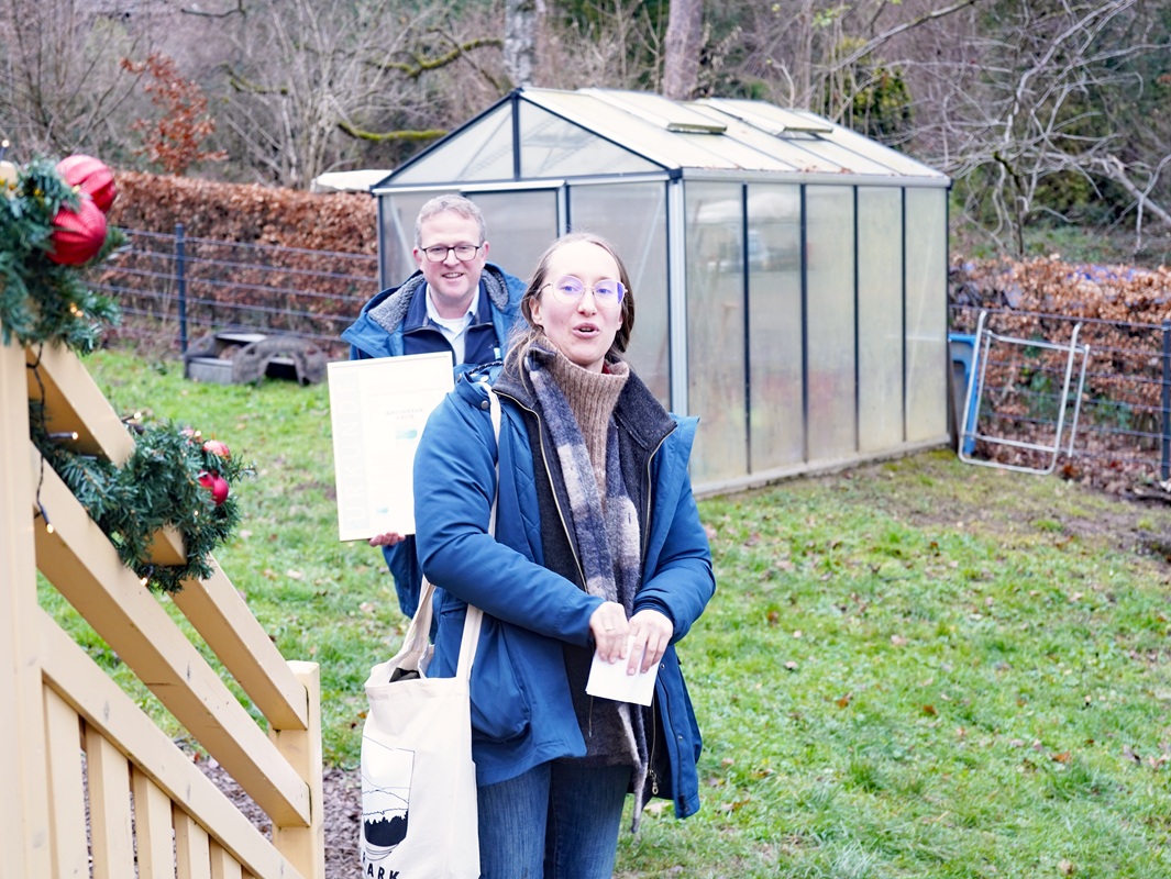Eindrücke von der Zertifizierung zur Naturpark-Kita Himmelmert.