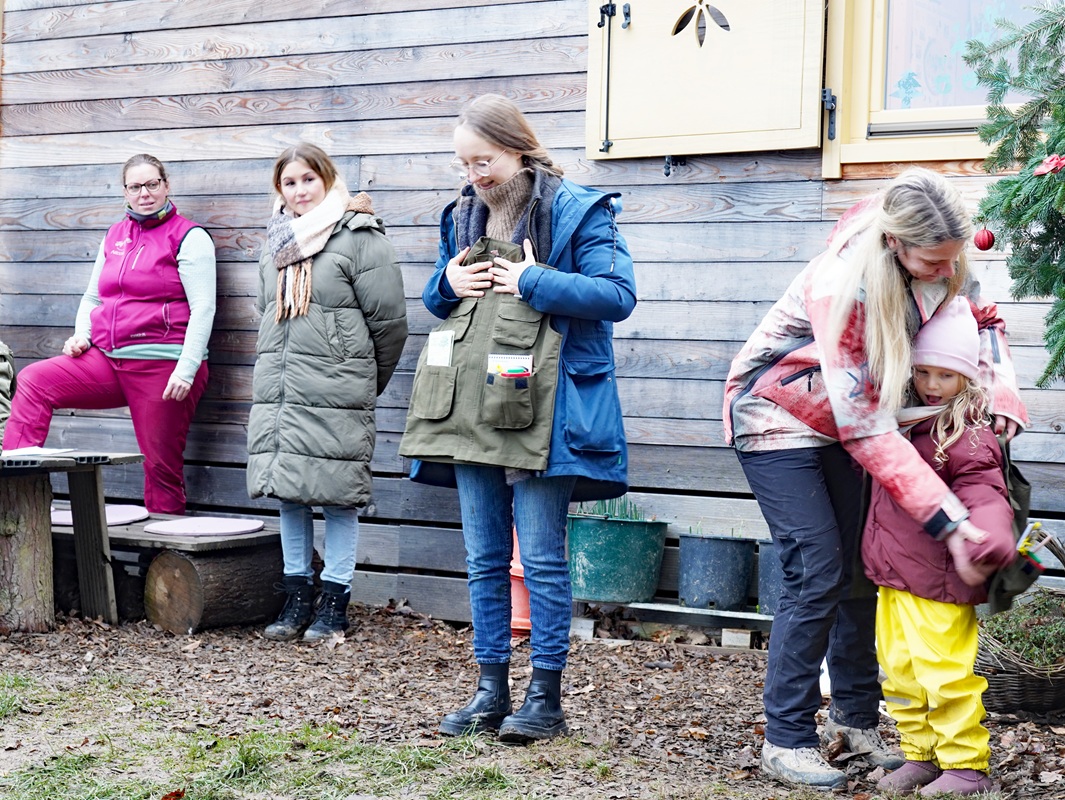 Eindrücke von der Zertifizierung zur Naturpark-Kita Himmelmert.