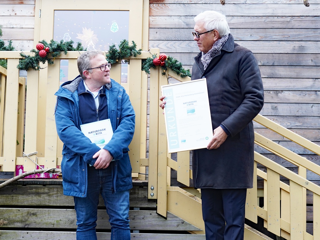 Eindrücke von der Zertifizierung zur Naturpark-Kita Himmelmert.