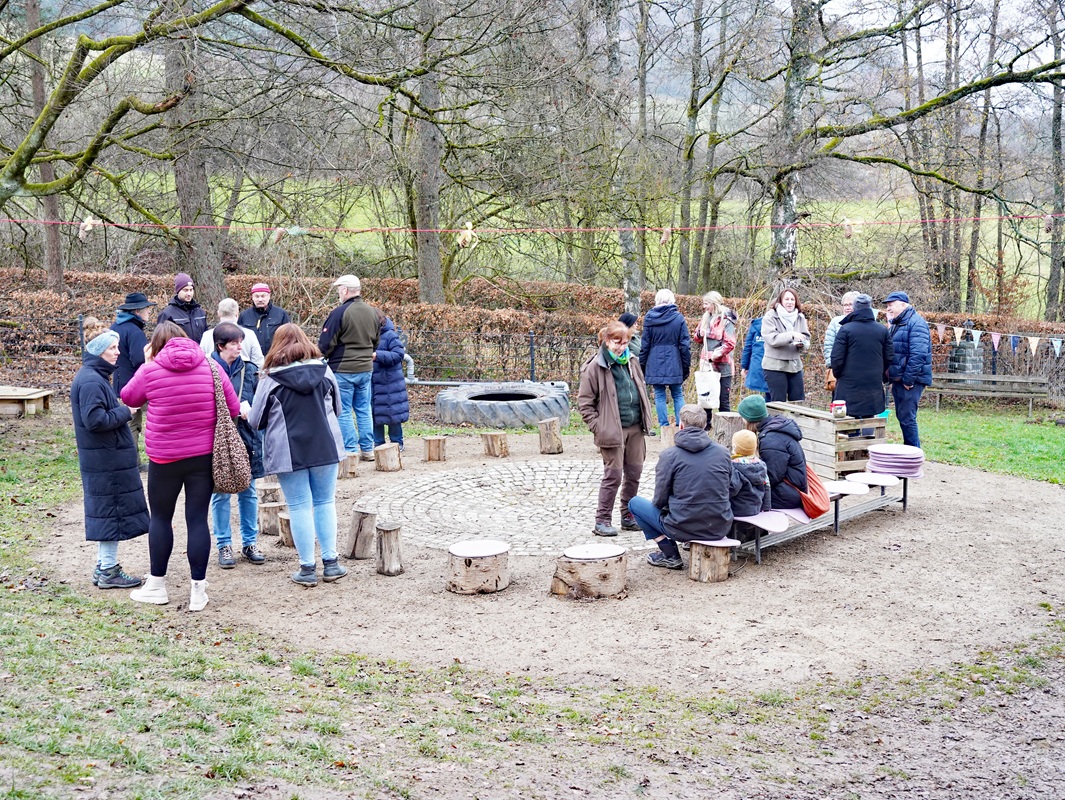 Eindrücke von der Zertifizierung zur Naturpark-Kita Himmelmert.