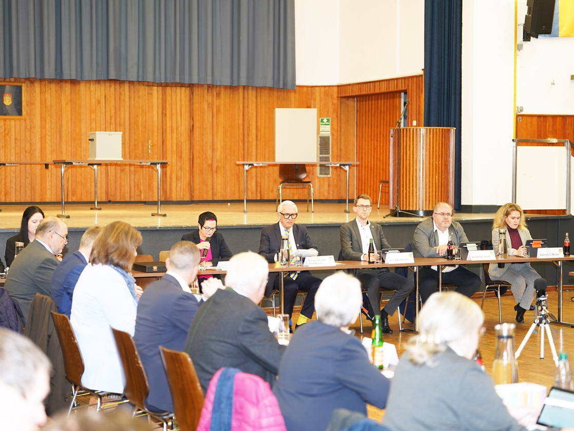 Eindrücke von der konstituierenden Sitzung des Rates der Stadt Plettenberg, am 4. November 2025.