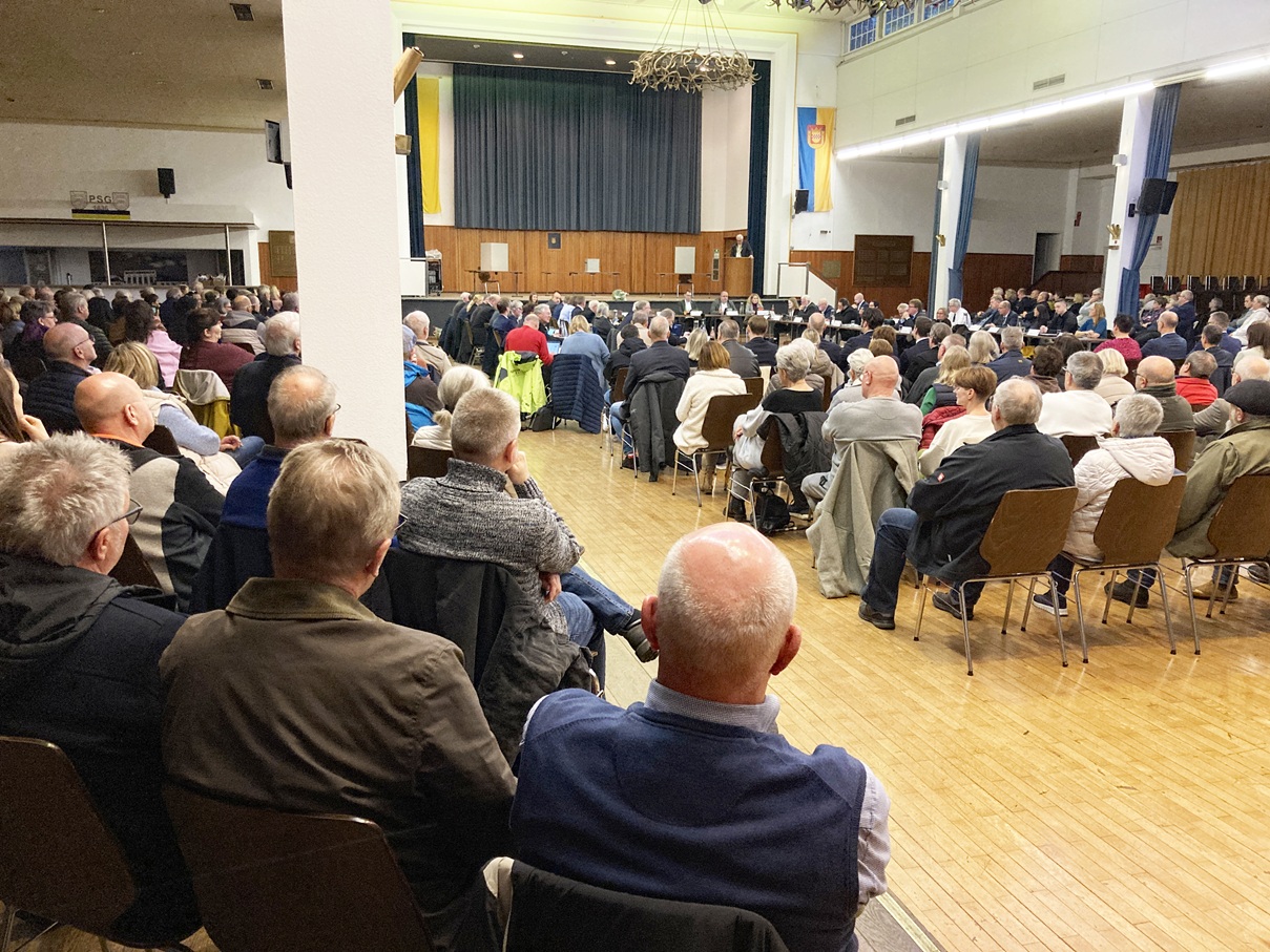 Eindrücke von der konstituierenden Sitzung des Rates der Stadt Plettenberg, am 4. November 2025.
