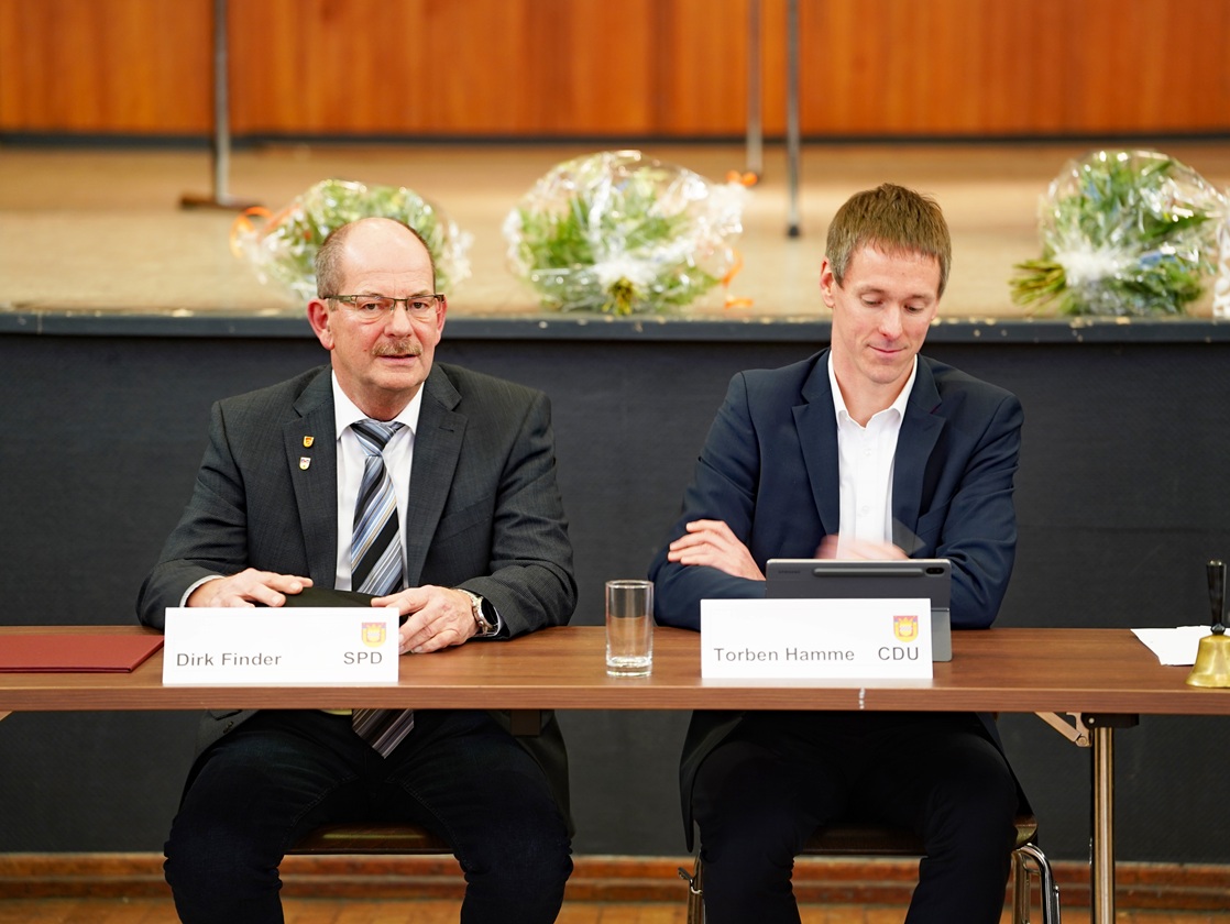 Eindrücke von der konstituierenden Sitzung des Rates der Stadt Plettenberg, am 4. November 2025.