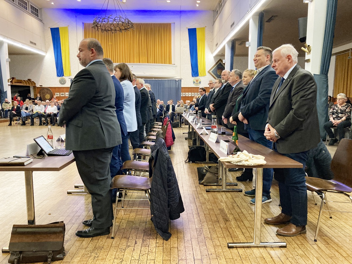 Eindrücke von der konstituierenden Sitzung des Rates der Stadt Plettenberg, am 4. November 2025.