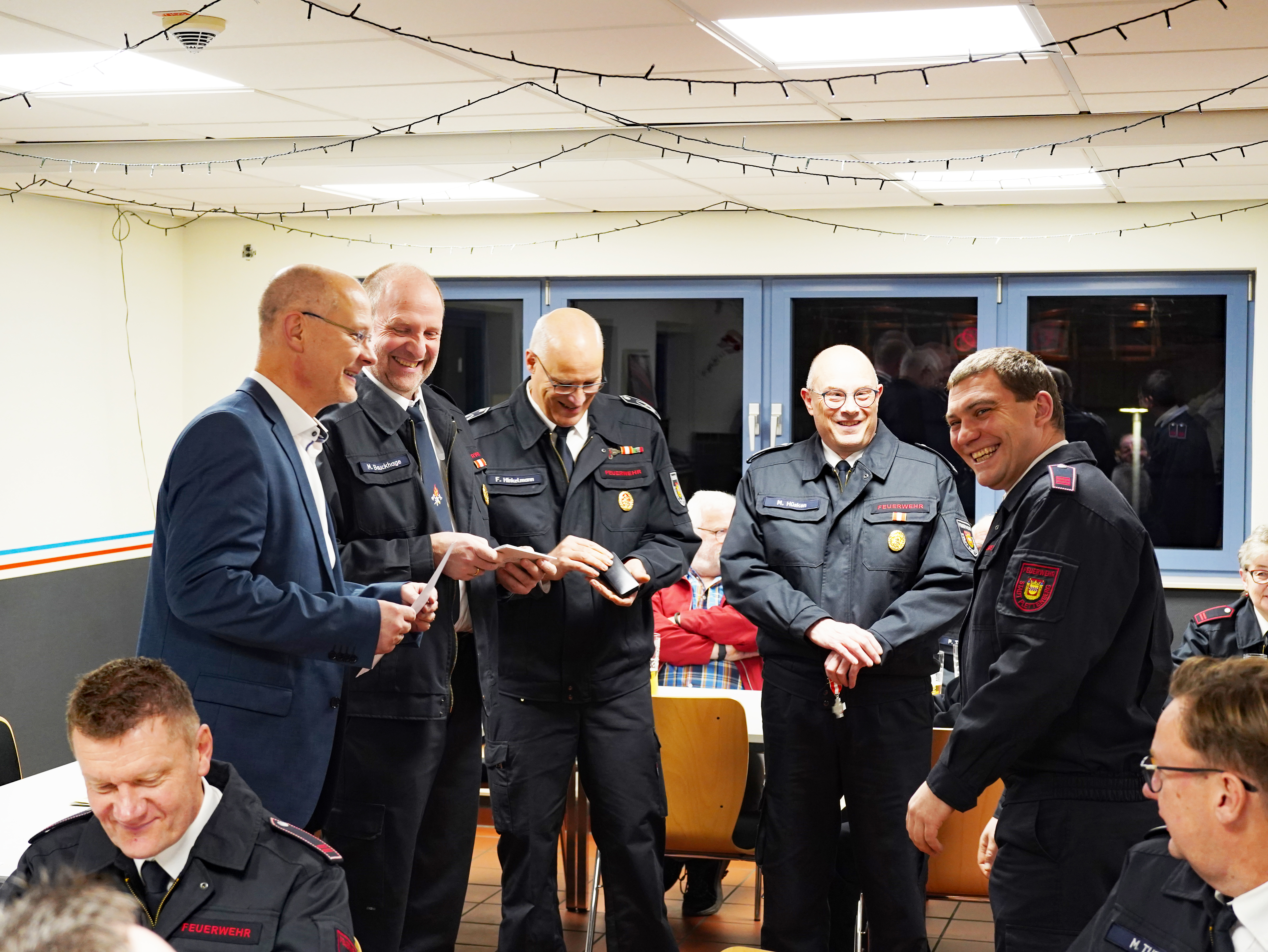 Eindrücke von der Jubilarehrung der Freiwilligen Feuerwehr Plettenberg, 2024.