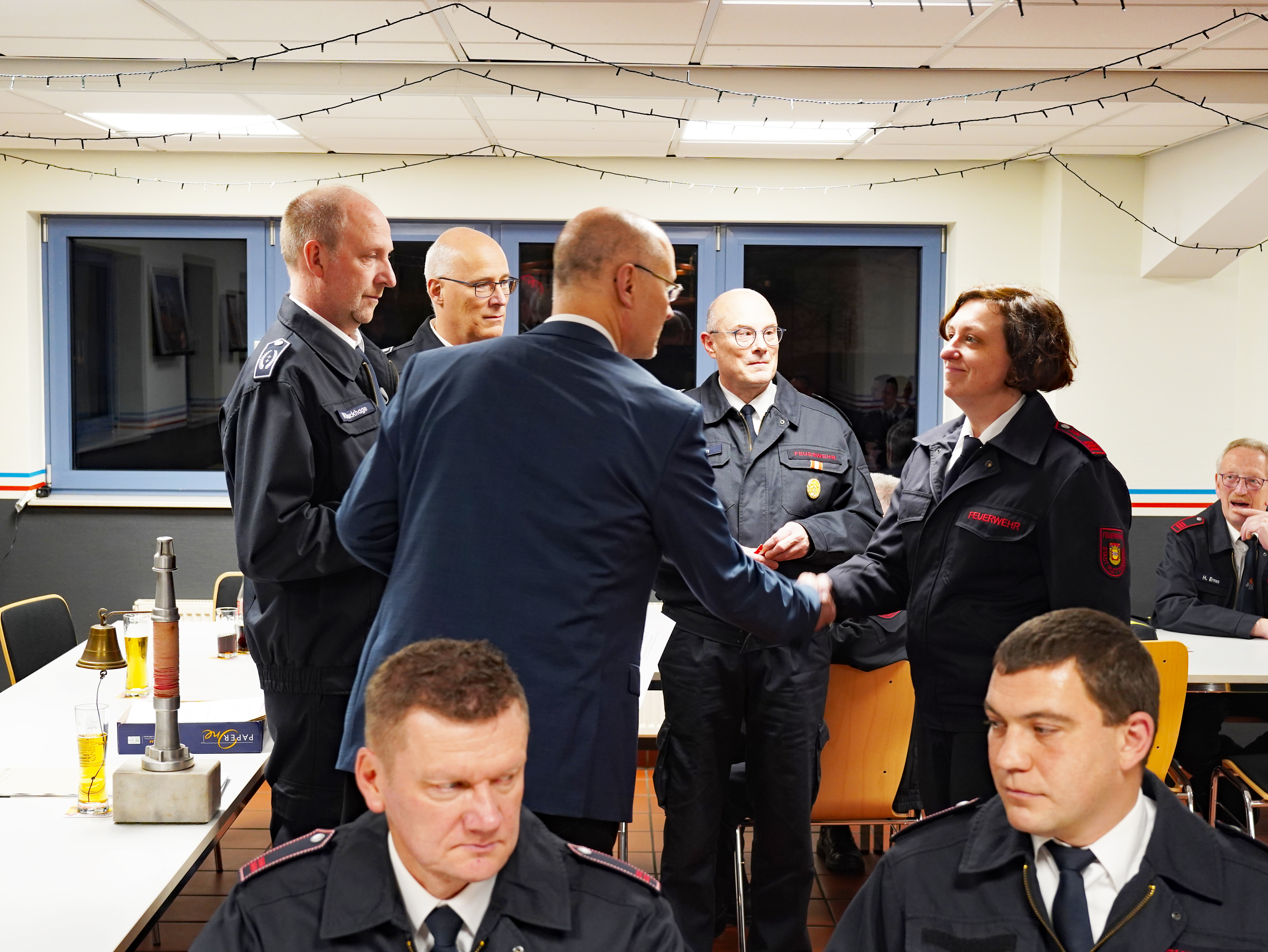 Eindrücke von der Jubilarehrung der Freiwilligen Feuerwehr Plettenberg, 2024.