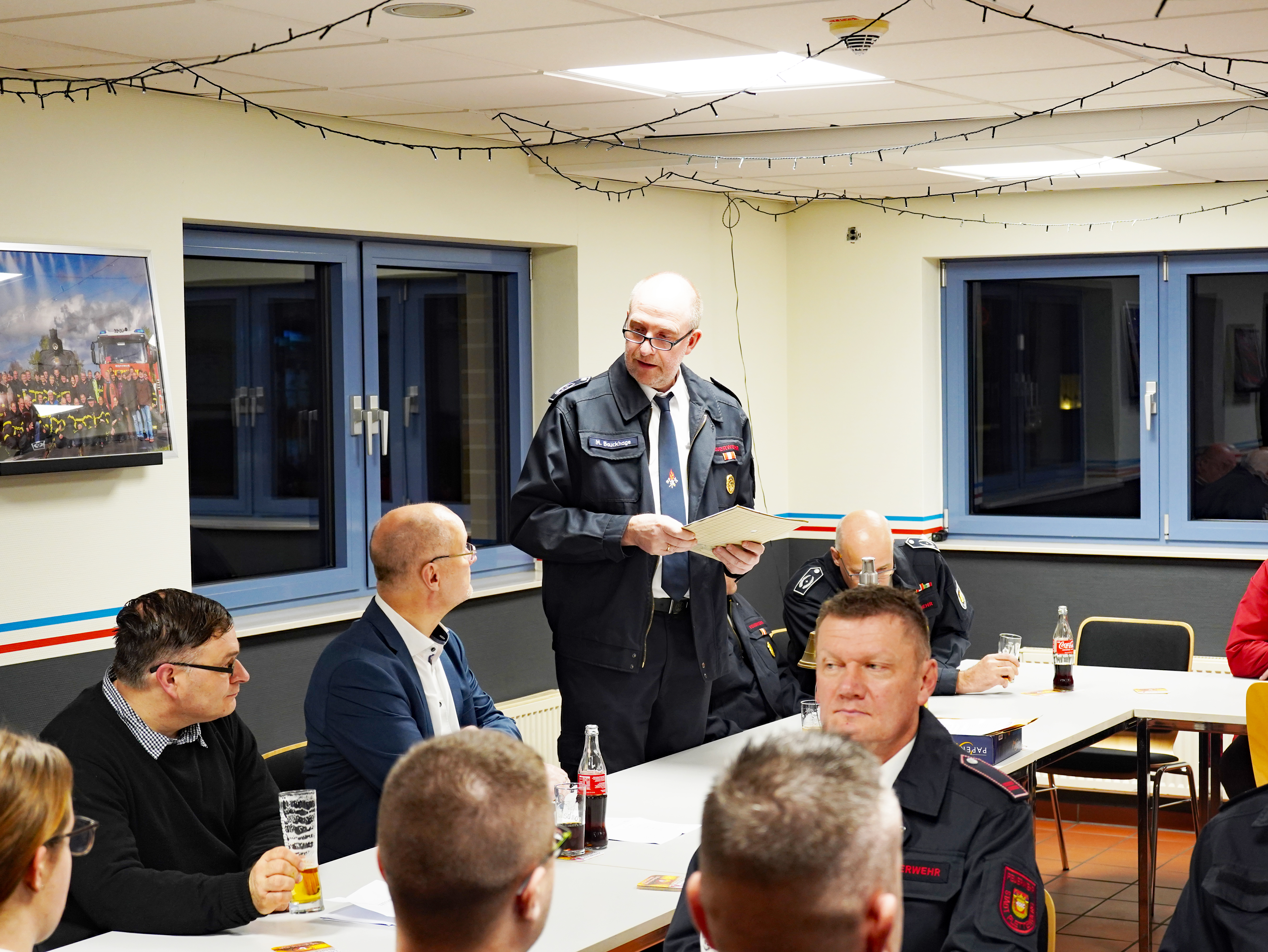 Eindrücke von der Jubilarehrung der Freiwilligen Feuerwehr Plettenberg, 2024.