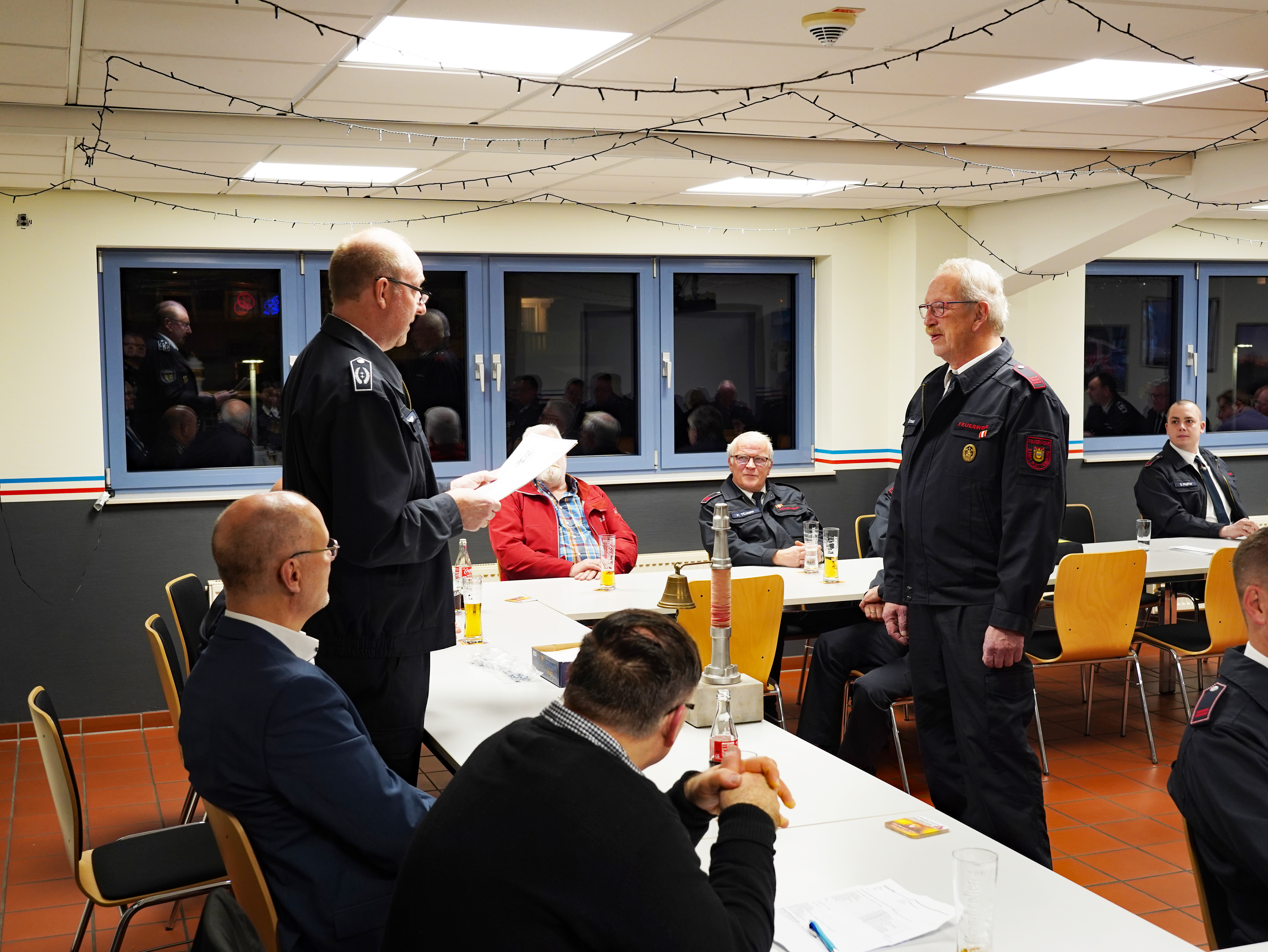 Eindrücke von der Jubilarehrung der Freiwilligen Feuerwehr Plettenberg, 2024.