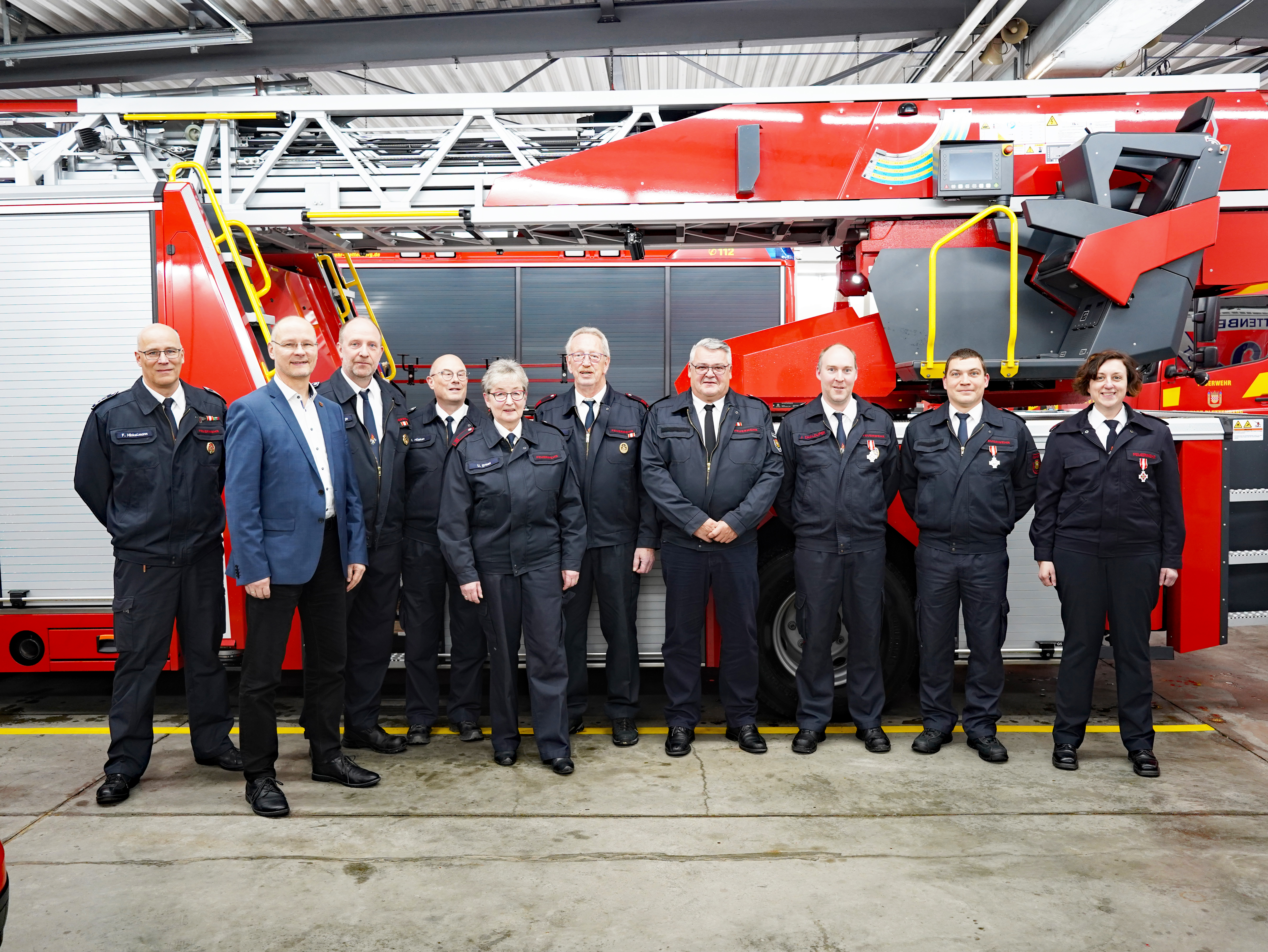 Eindrücke von der Jubilarehrung der Freiwilligen Feuerwehr Plettenberg, 2024.