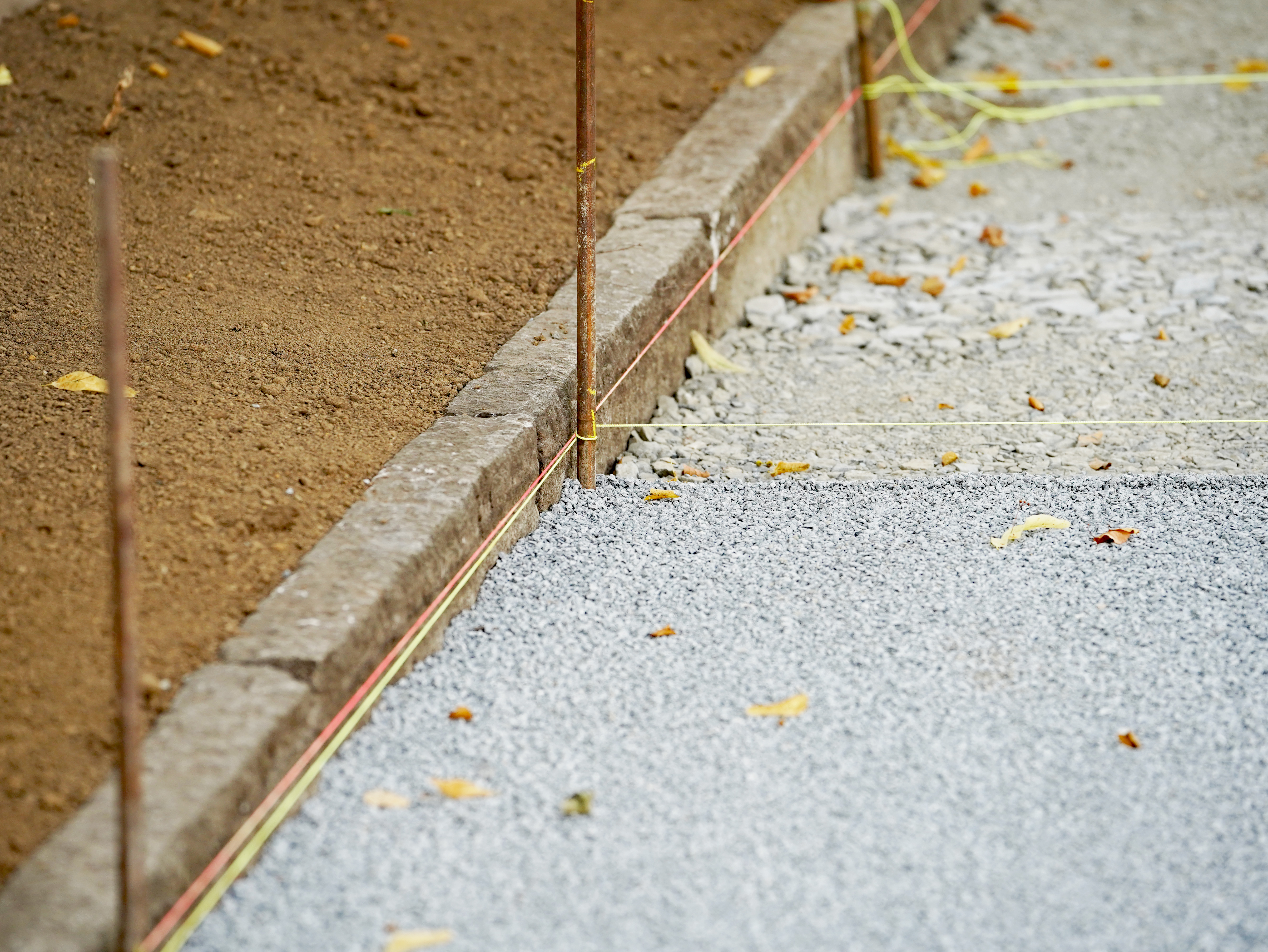 Eindrücke von den Bauarbeiten zur Erweiterung der Marktfläche am Rathausinnenhof und der Schützenhalle.