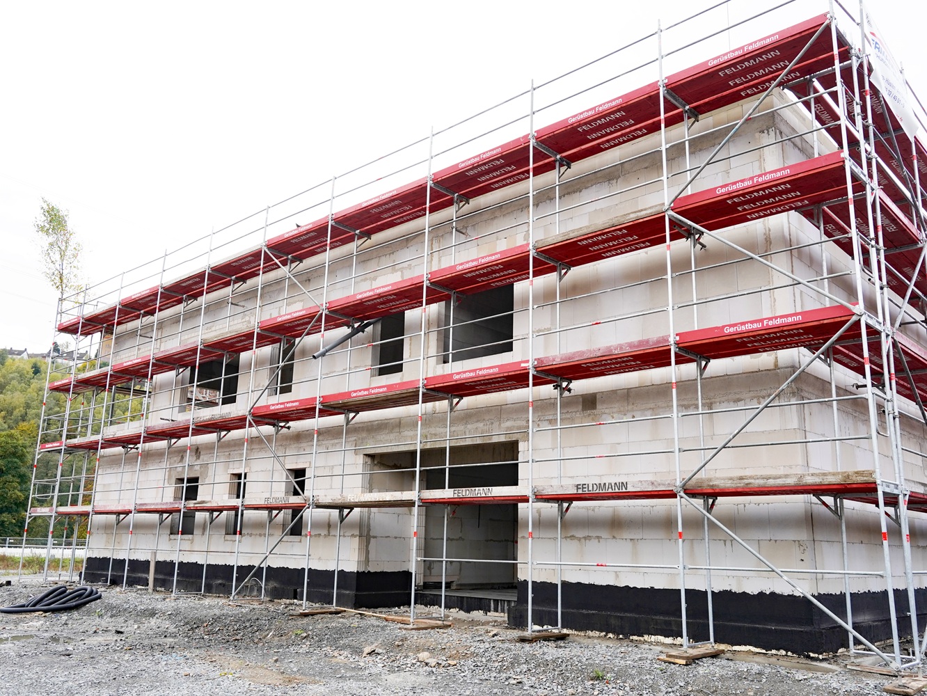 Eindrücke vom Richtfest des neuen Feuerwehrgerätehauses Ohle.