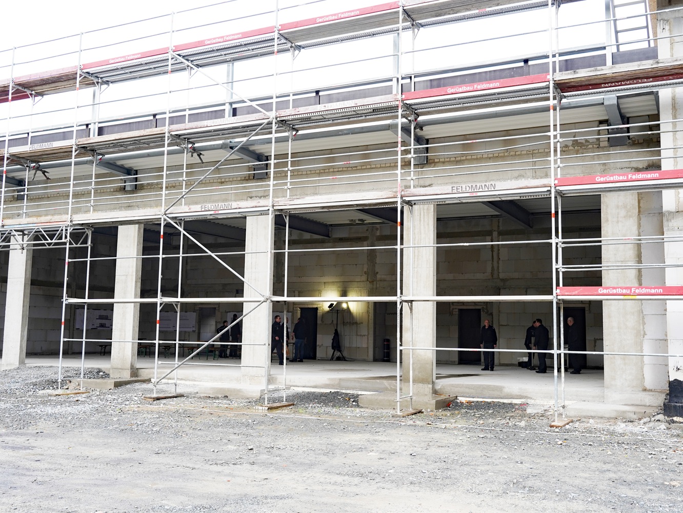 Eindrücke vom Richtfest des neuen Feuerwehrgerätehauses Ohle.