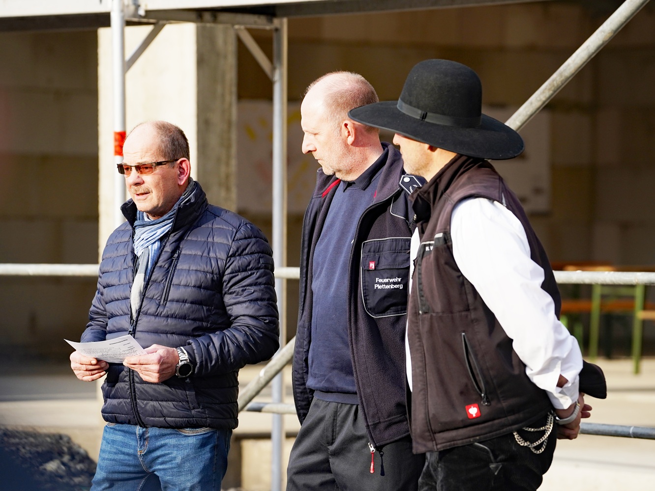 Der stellvertretende Bürgermeister Dirk Finder bei seiner Rede.
