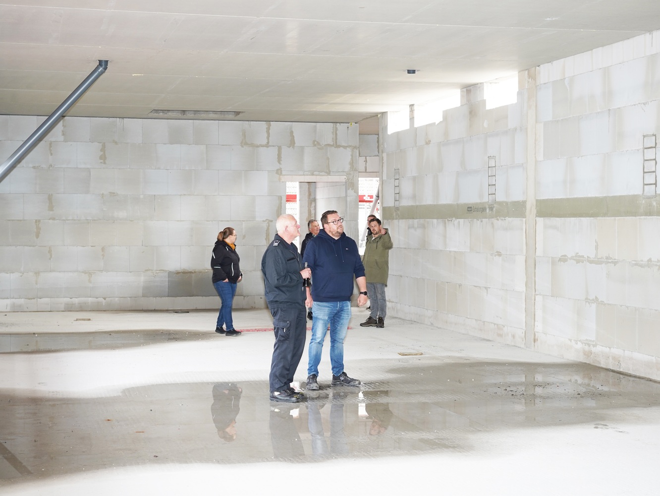 Eindrücke vom Richtfest des neuen Feuerwehrgerätehauses Ohle.