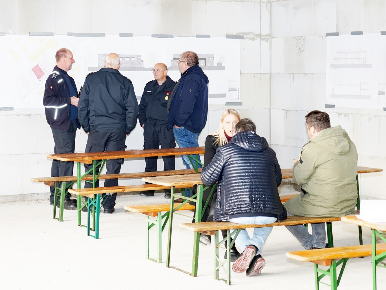 Eindrücke vom Richtfest des neuen Feuerwehrgerätehauses Ohle.