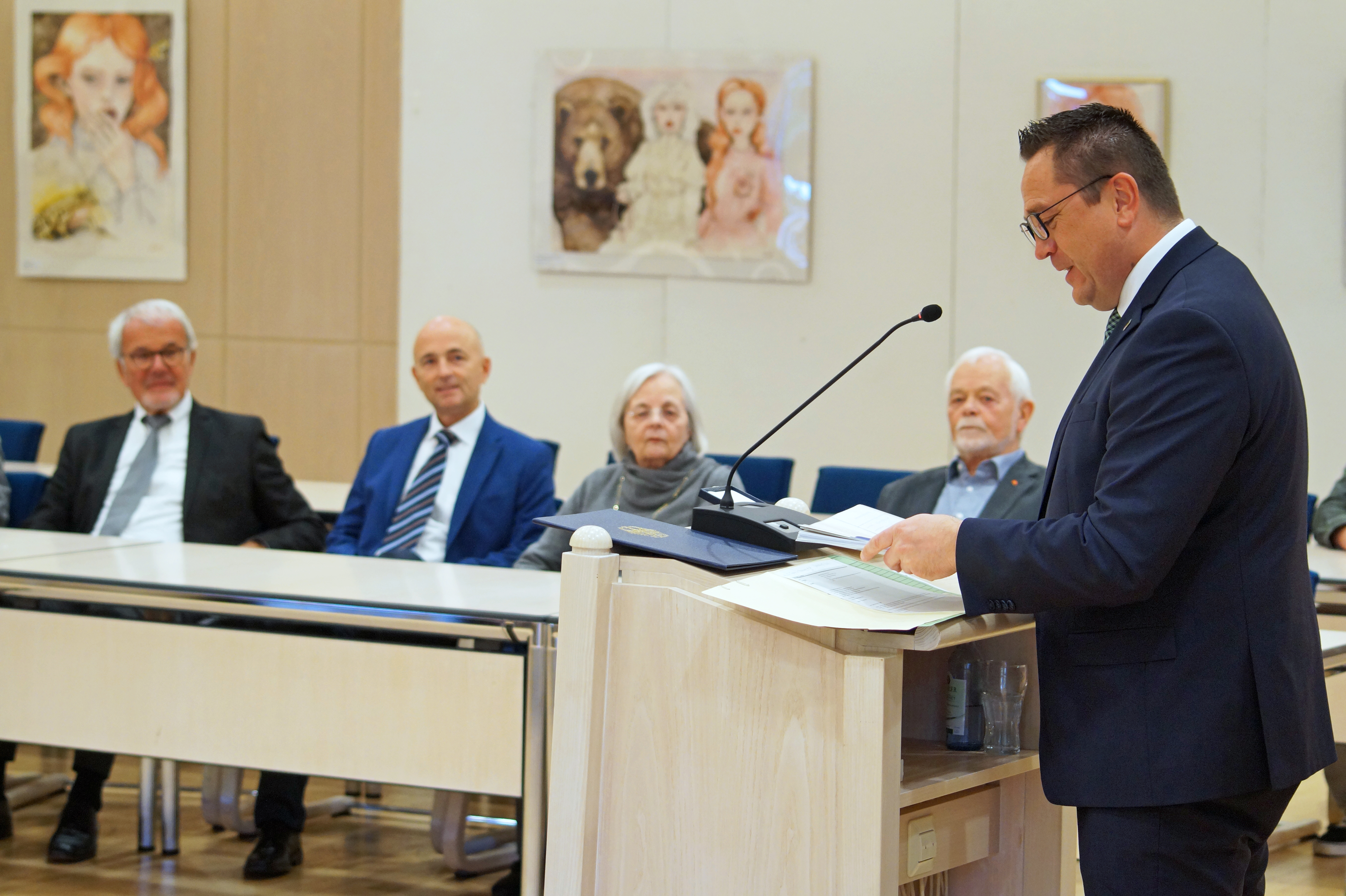 Eindrücke Verleihung Bundesverdienstkreuz an Klaus Ising.