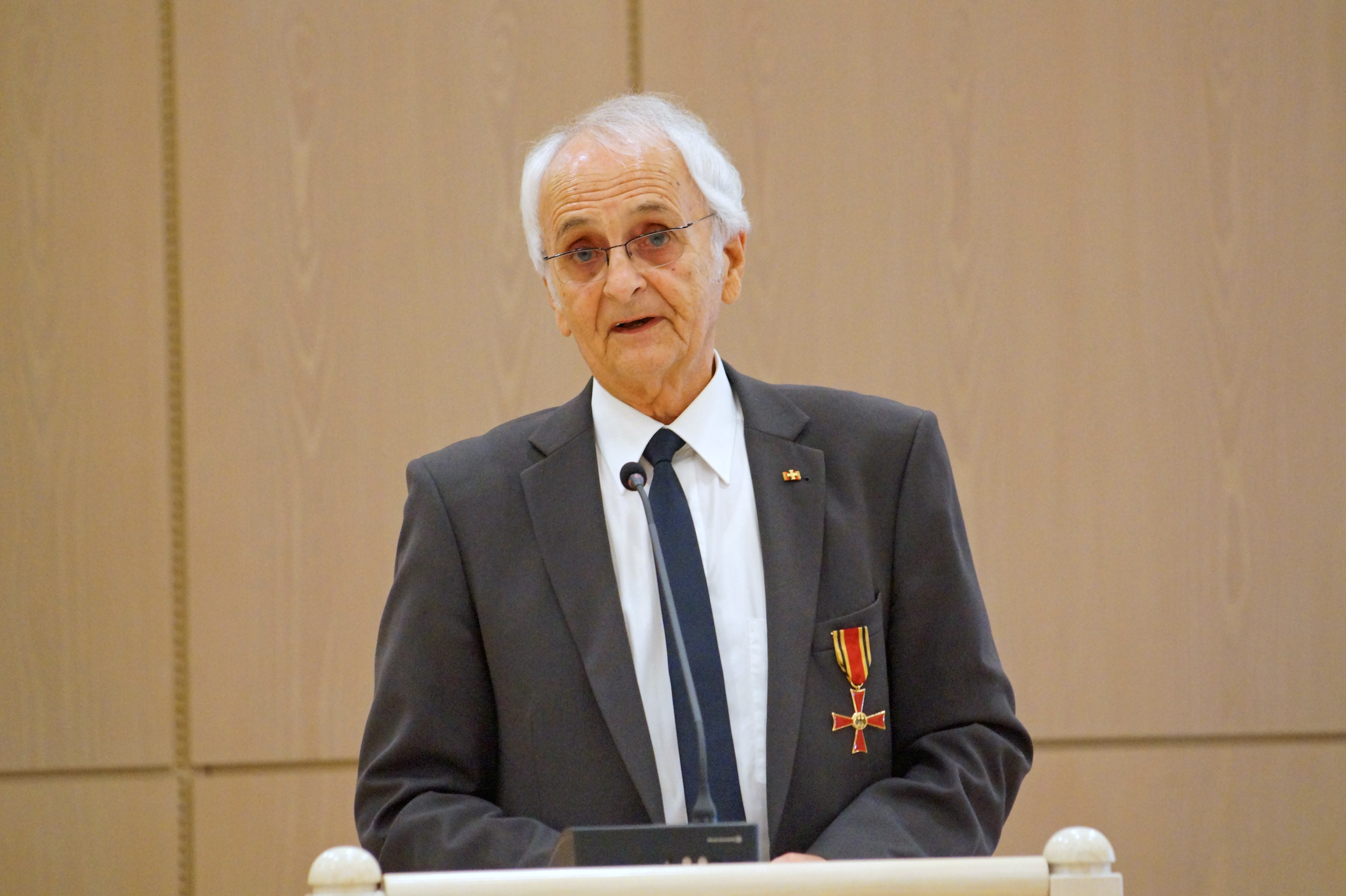 Eindrücke Verleihung Bundesverdienstkreuz an Klaus Ising.